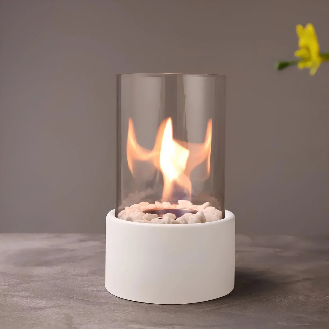 Tabletop Ethanol Fireplace Portable Indoor Smoke Free Flame Heater