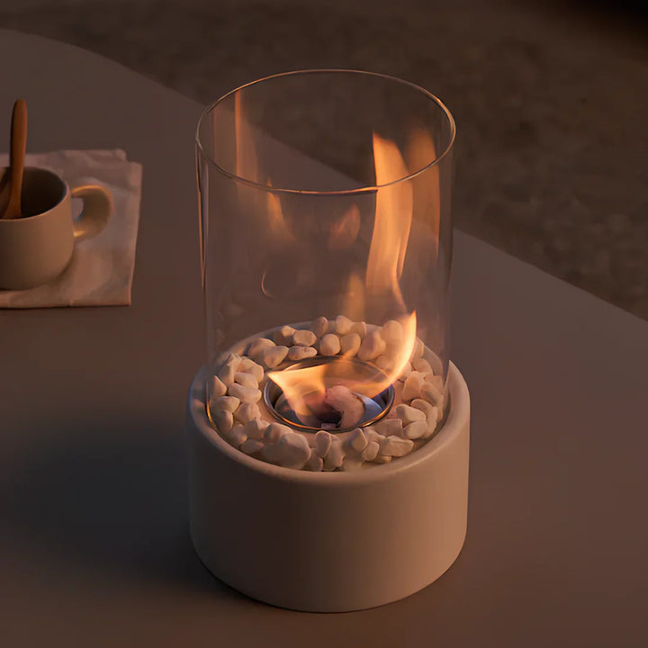 Tabletop Ethanol Fireplace Portable Indoor Smoke Free Flame Heater