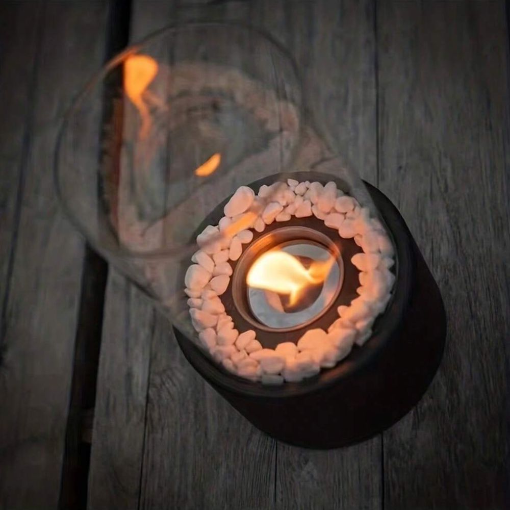 Tabletop Ethanol Fireplace Portable Indoor Smoke Free Flame Heater