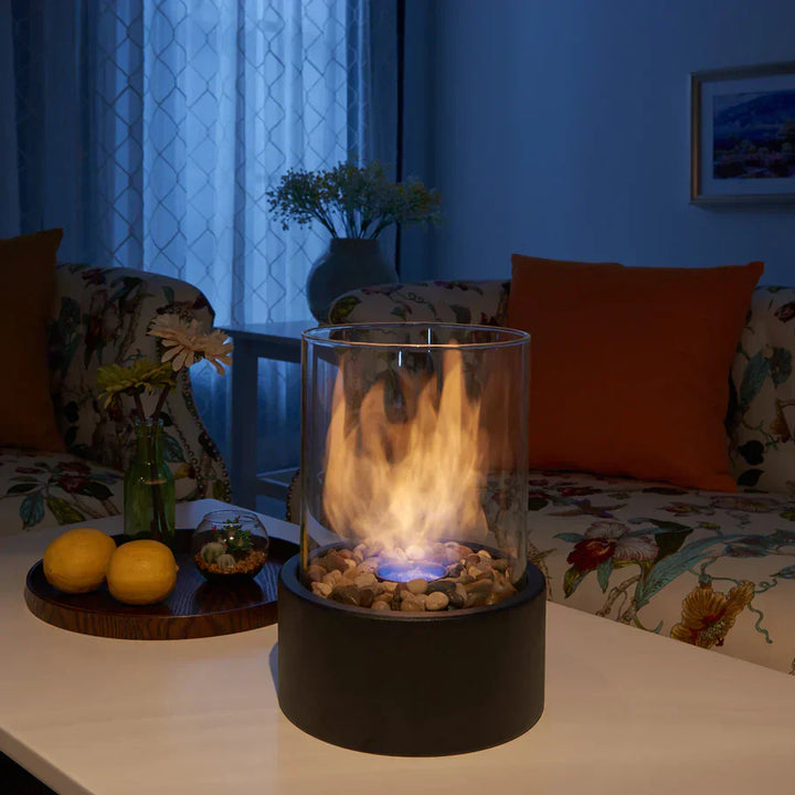 Tabletop Ethanol Fireplace Portable Indoor Smoke Free Flame Heater