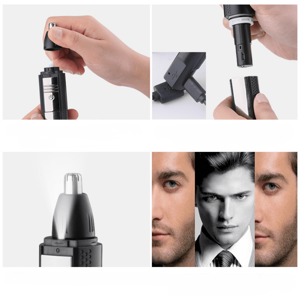 Nose Hair Trimmer Portable Electric Nose Ear Hair Trimmer