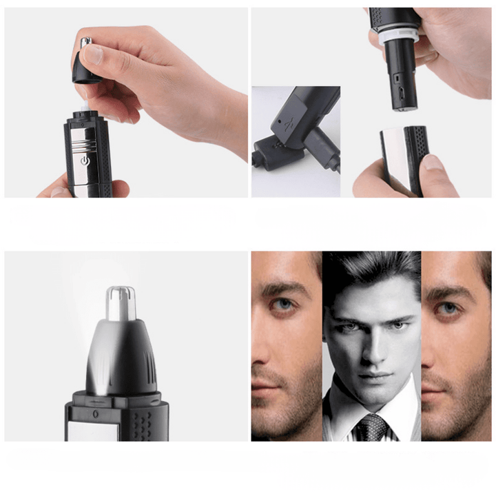 Nose Hair Trimmer Portable Electric Nose Ear Hair Trimmer