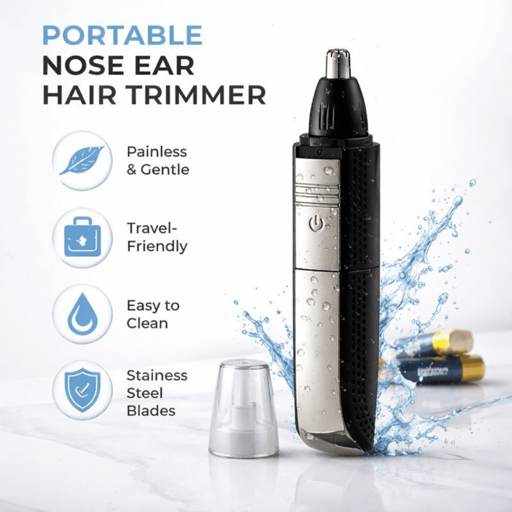 Nose Hair Trimmer Portable Electric Nose Ear Hair Trimmer
