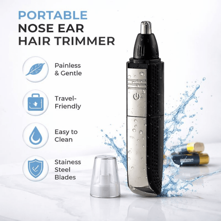 Nose Hair Trimmer Portable Electric Nose Ear Hair Trimmer