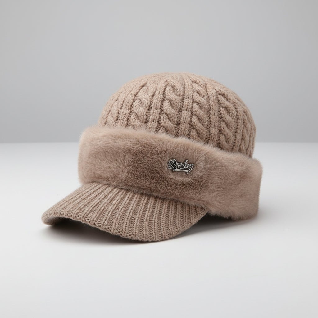 Trapper Hat with Ear Flaps and Wool Lining Winter Hat