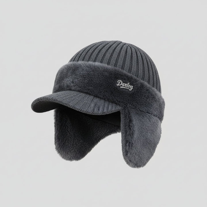 Trapper Hat with Ear Flaps and Wool Lining Winter Hat