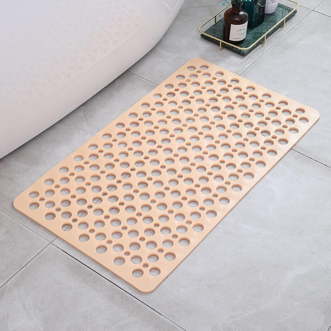Antislip Rectangular Shower Mat with Antibacterial Protection