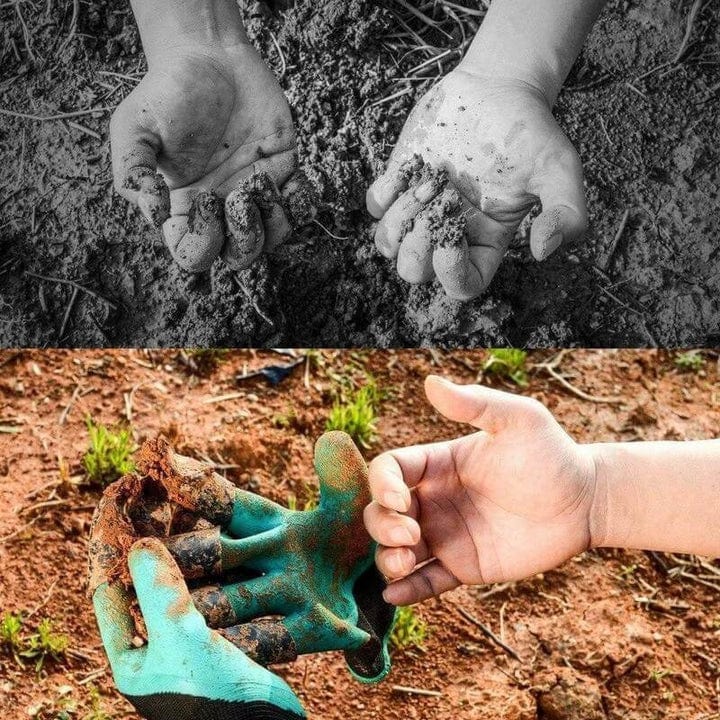 Gardening Gloves with Built-in Digging Claws Gloves for Outdoor Work