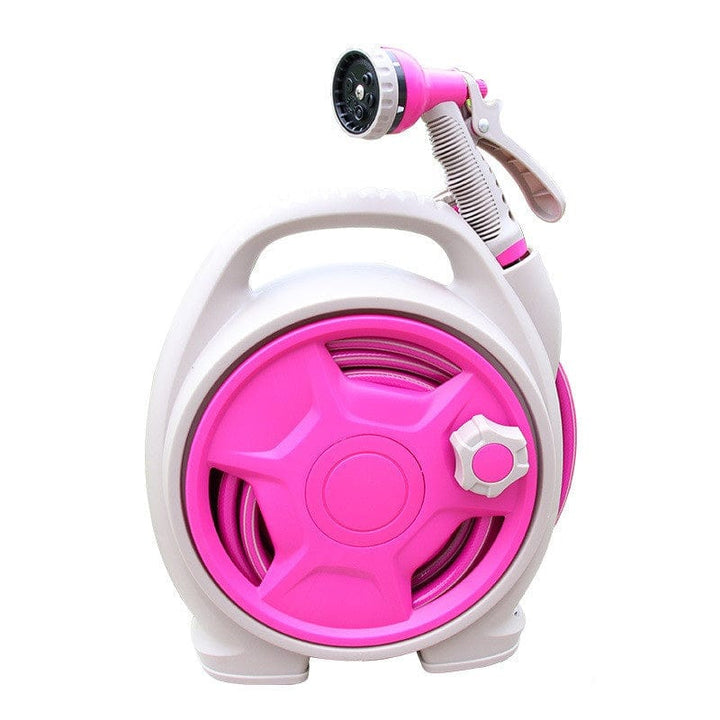 Retractable Garden Hose Reel with Lightweight Sprayer