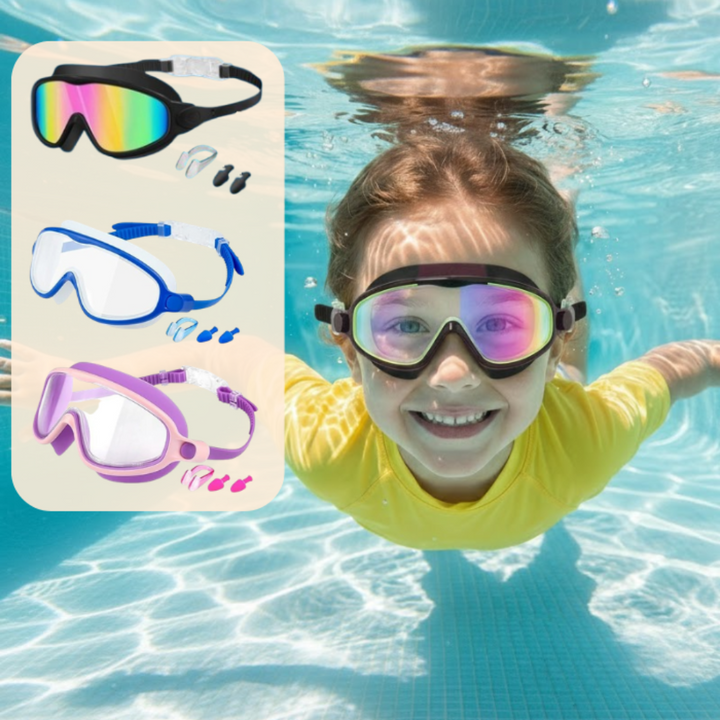 Kids Swim Goggles Anti-Fog UV Protection Swimming Goggles
