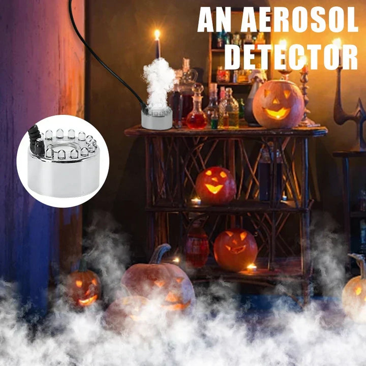 LED Fogger Machine Mist Maker with Color-Changing Light Fixture