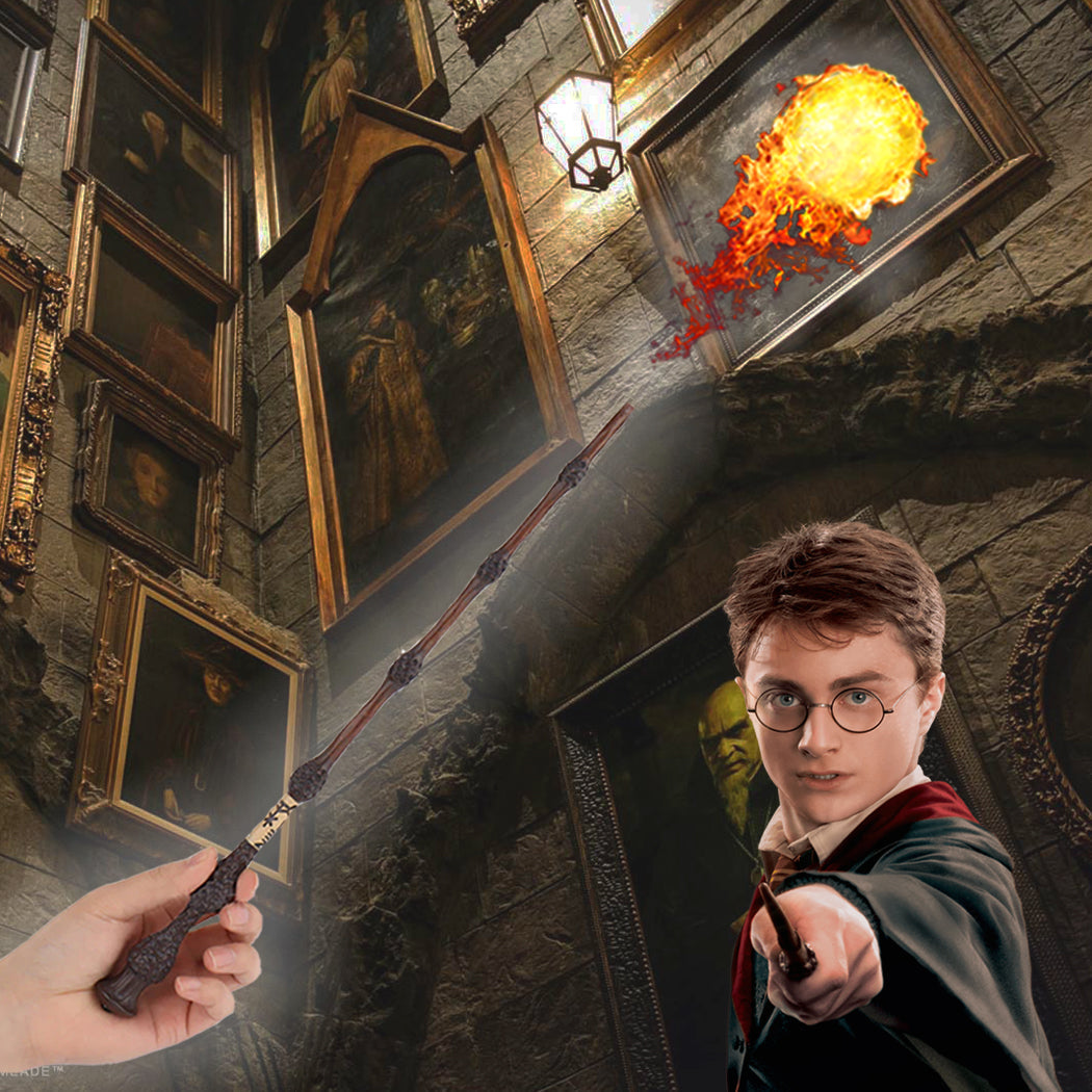 Magic Wand Prop with Fireball Effect for Party and Performance Use