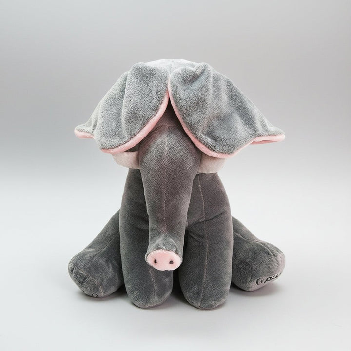 Elephant Plush Toy Interactive Peekaboo Tummy Time Baby Toy