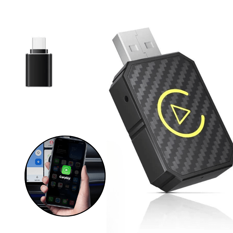 Wireless CarPlay Adapter Mini Compact USB Dongle for Car Integration