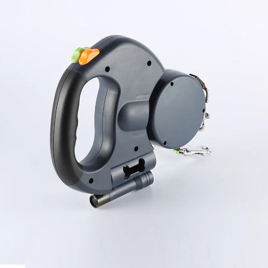 Double Dog Leash with LED Light Attachment