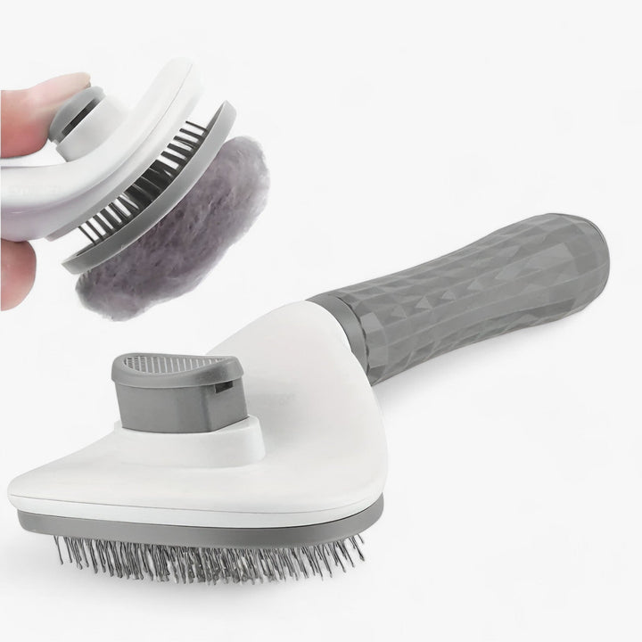 Self-Cleaning Pet Brush for Hair Removal and Cleaning