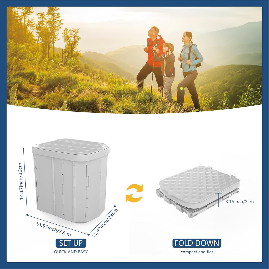 Folding Portable Camping Toilet Seat Outdoor Portable Toilet Seat