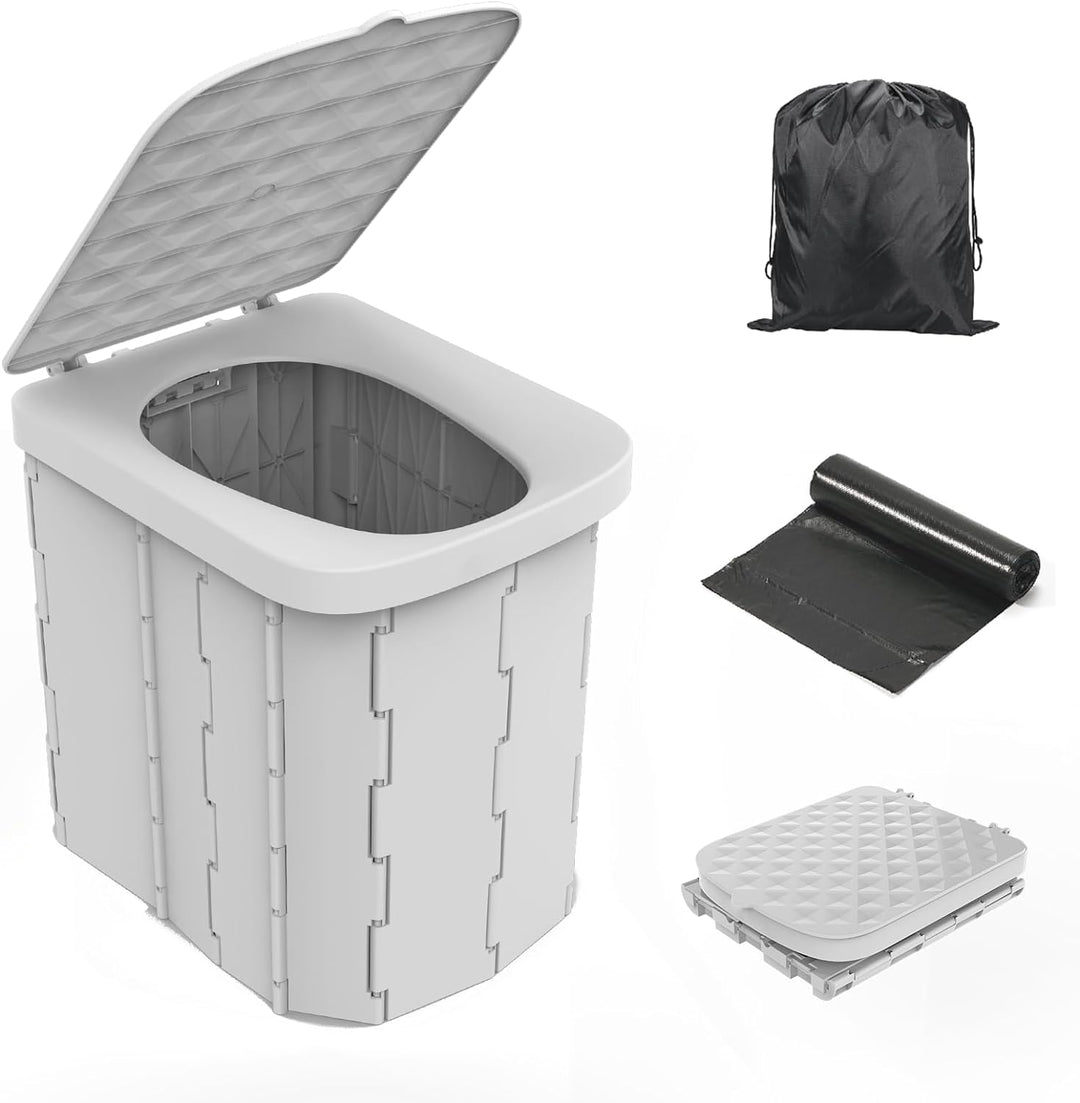 Folding Portable Camping Toilet Seat Outdoor Portable Toilet Seat