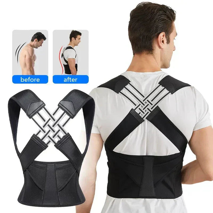 Posture Corrector Back Support Brace Adjustable Strap Belt