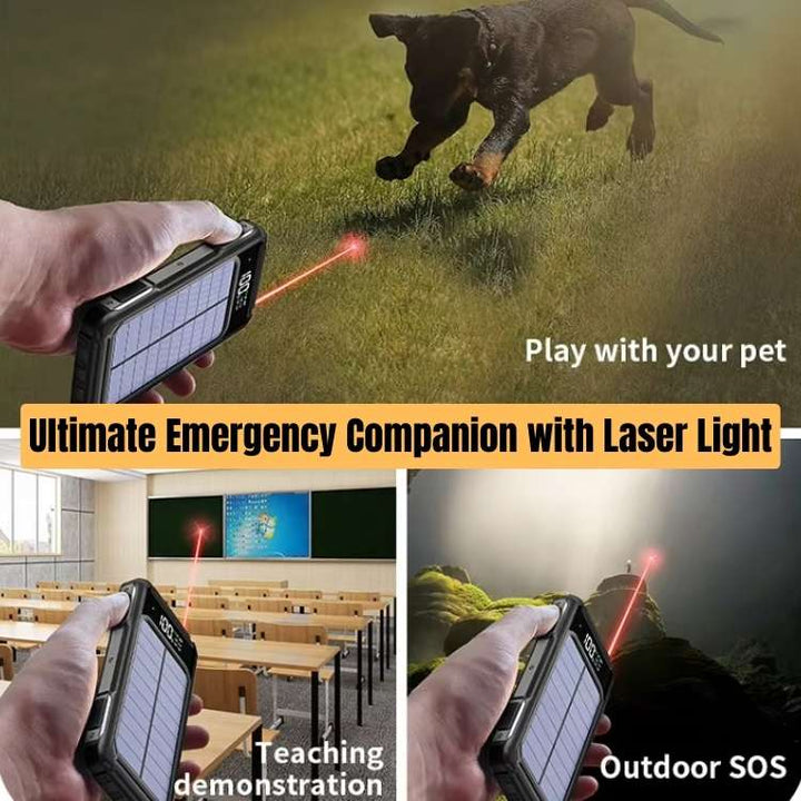 Solar Power Bank Portable Charger 200000mAh