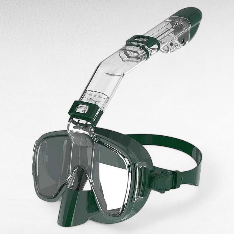 Foldable Full Face Snorkel Mask Panoramic Anti-Fog Snorkeling Gear