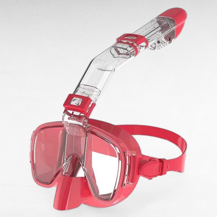 Foldable Full Face Snorkel Mask Panoramic Anti-Fog Snorkeling Gear