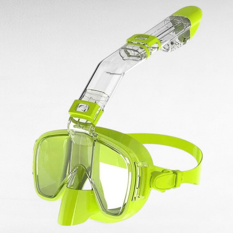 Foldable Full Face Snorkel Mask Panoramic Anti-Fog Snorkeling Gear