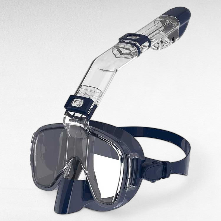 Foldable Full Face Snorkel Mask Panoramic Anti-Fog Snorkeling Gear