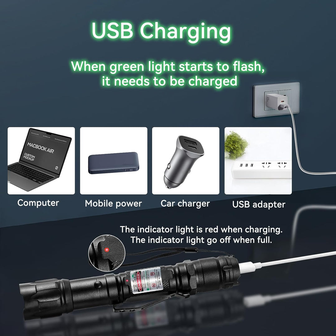 Rechargeable LED Flashlight Torch Handheld Portable Light