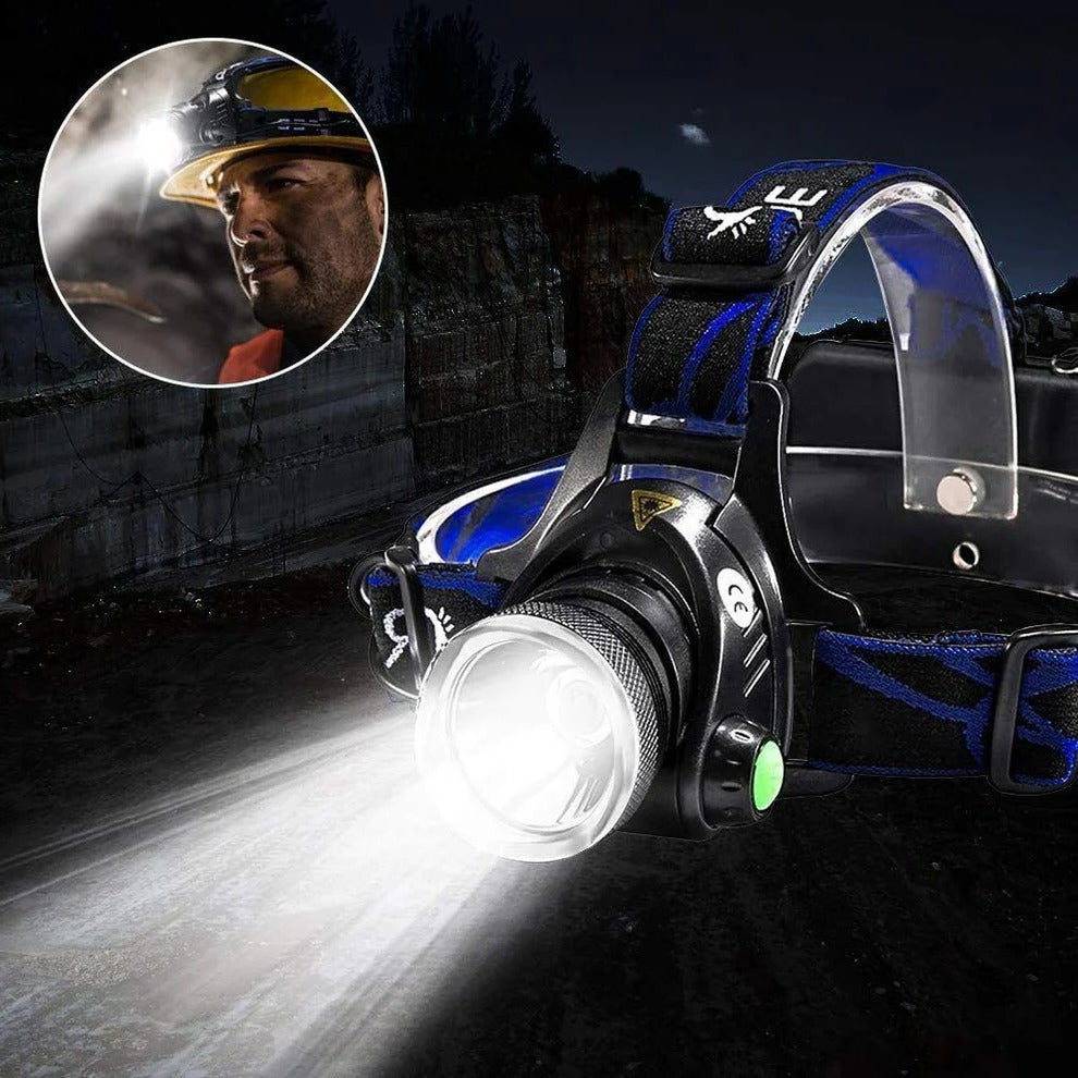 Rechargeable LED Headlamp High Brightness Outdoor Headlight