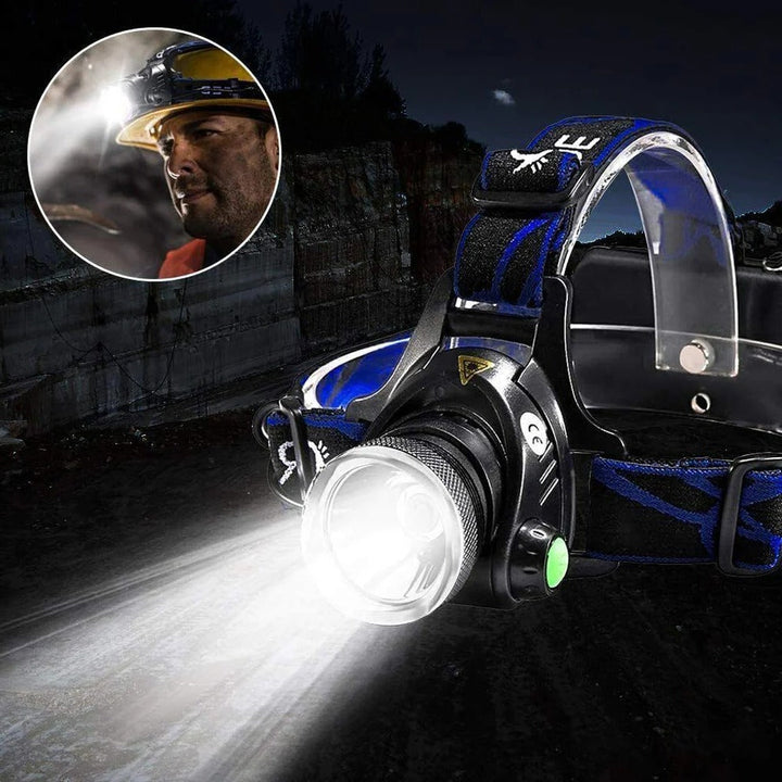 Rechargeable LED Headlamp High Brightness Outdoor Headlight