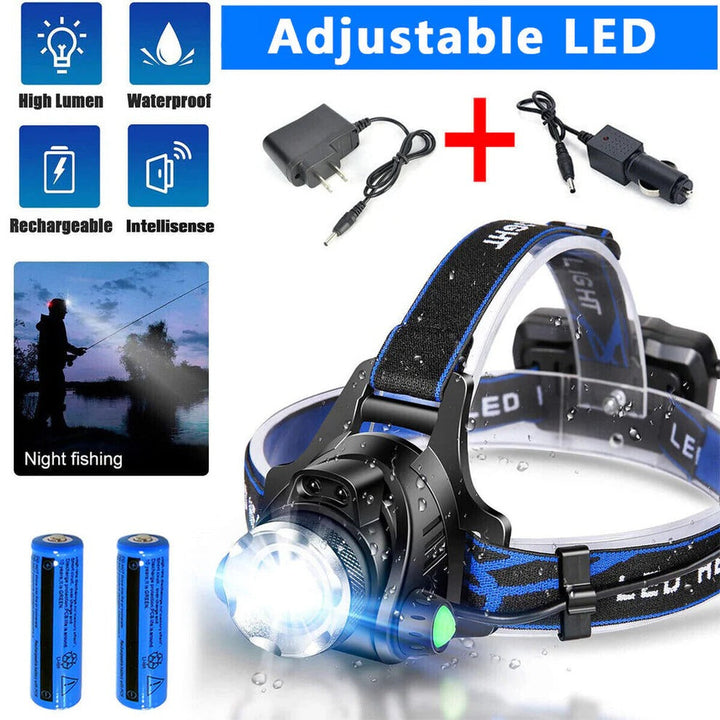 Rechargeable LED Headlamp High Brightness Outdoor Headlight
