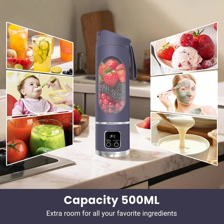 Portable USB Rechargeable Personal Mini Blender Juicer Mixer Cup