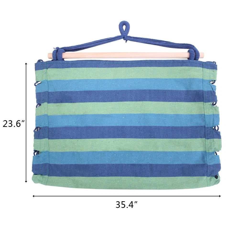 Hanging Hammock Chair with Cushion Indoor Outdoor Swing Seat