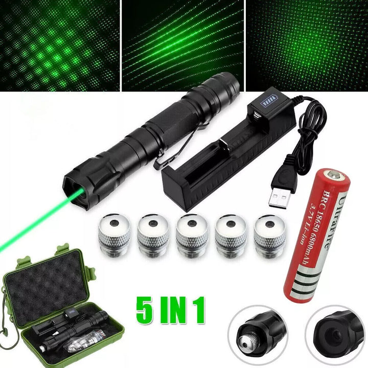 Rechargeable Laser Pointer Pen Long Range Torch