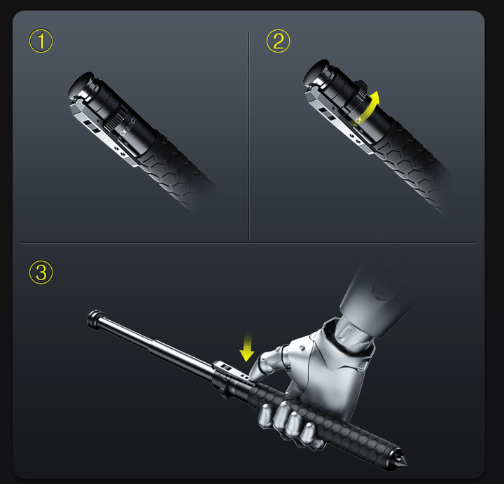 Pro Self-Defense Stick - Adjustable