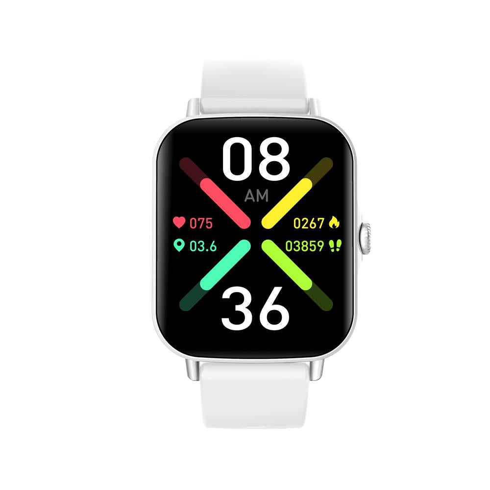 Heart Rate &amp; Blood Pressure Monitor Square Smartwatch Fitness Tracker