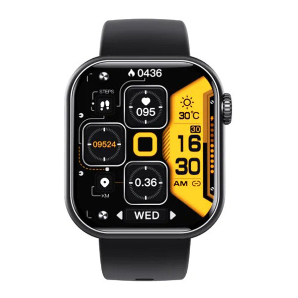 Heart Rate &amp; Blood Pressure Monitor Square Smartwatch Fitness Tracker