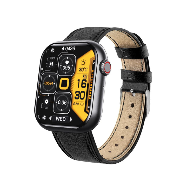 Heart Rate &amp; Blood Pressure Monitor Square Smartwatch Fitness Tracker