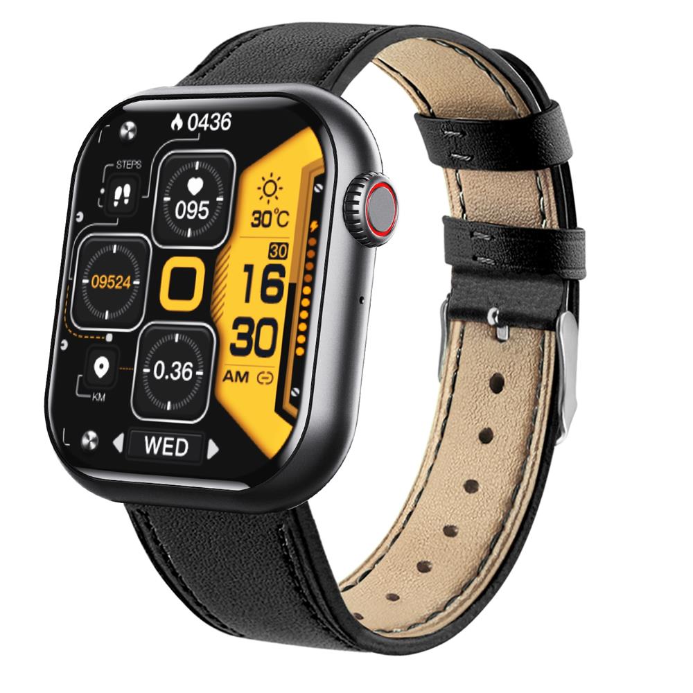 Heart Rate &amp; Blood Pressure Monitor Square Smartwatch Fitness Tracker