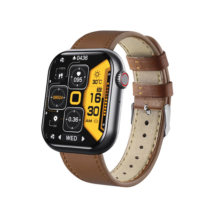 Heart Rate &amp; Blood Pressure Monitor Square Smartwatch Fitness Tracker