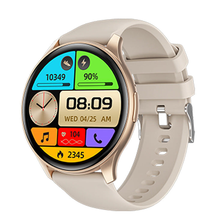 Heart Rate &amp; Blood Pressure Monitor Square Smartwatch Fitness Tracker