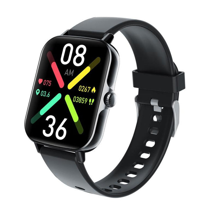 Heart Rate &amp; Blood Pressure Monitor Square Smartwatch Fitness Tracker