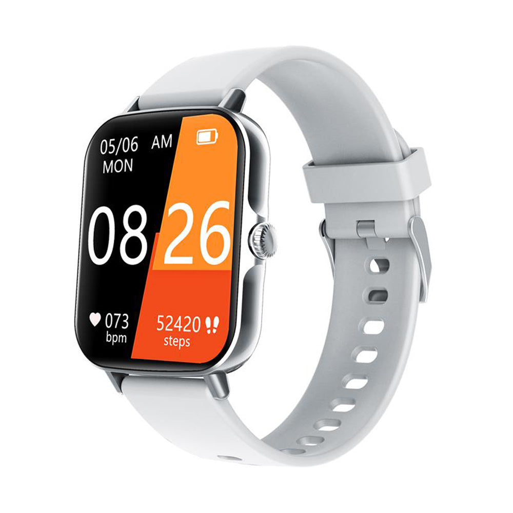 Heart Rate &amp; Blood Pressure Monitor Square Smartwatch Fitness Tracker