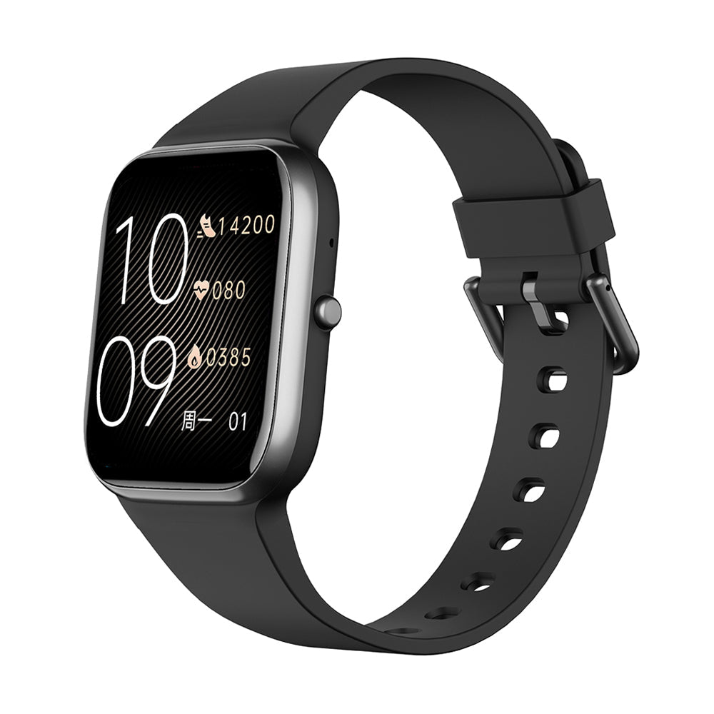 Heart Rate &amp; Blood Pressure Monitor Square Smartwatch Fitness Tracker
