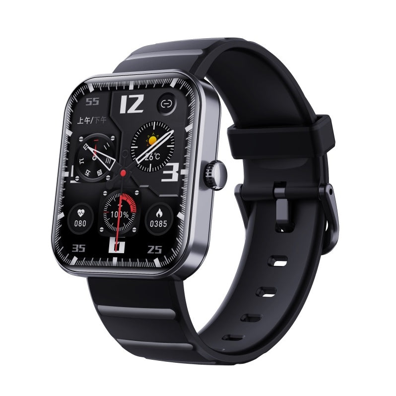 Heart Rate &amp; Blood Pressure Monitor Square Smartwatch Fitness Tracker