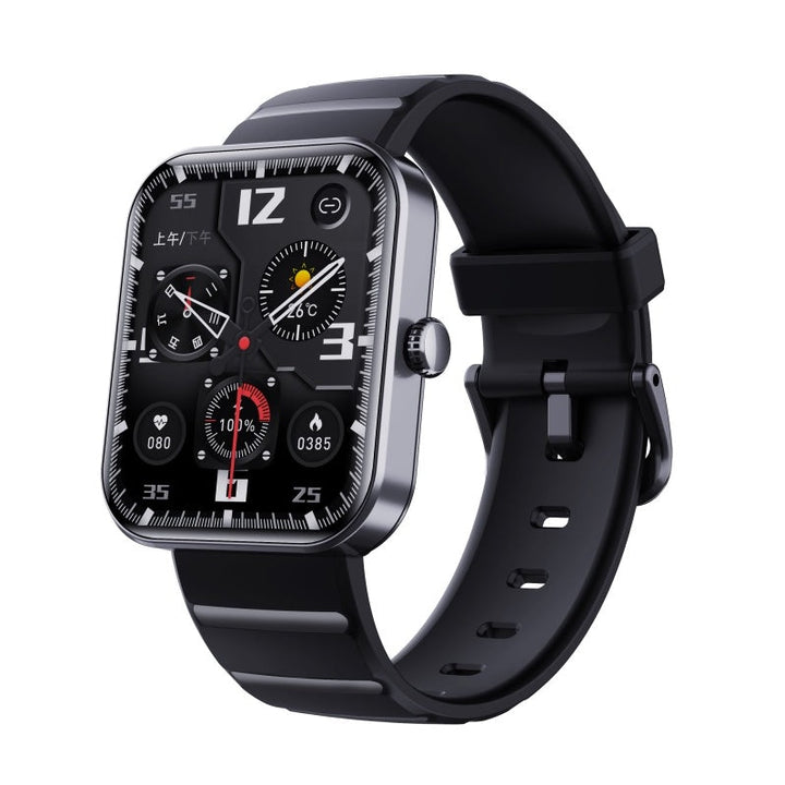 Heart Rate &amp; Blood Pressure Monitor Square Smartwatch Fitness Tracker