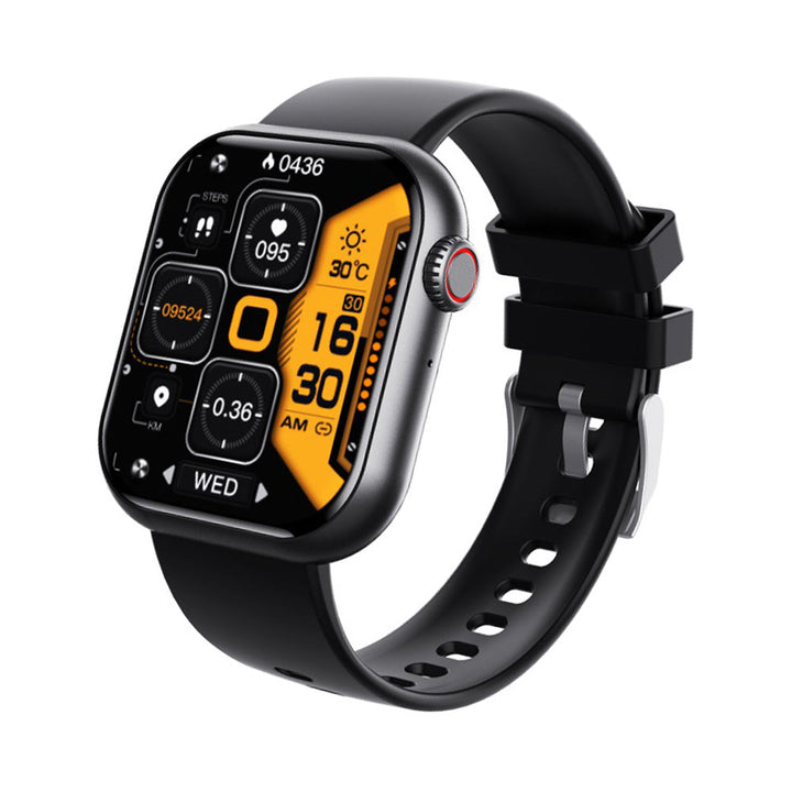 Heart Rate &amp; Blood Pressure Monitor Square Smartwatch Fitness Tracker