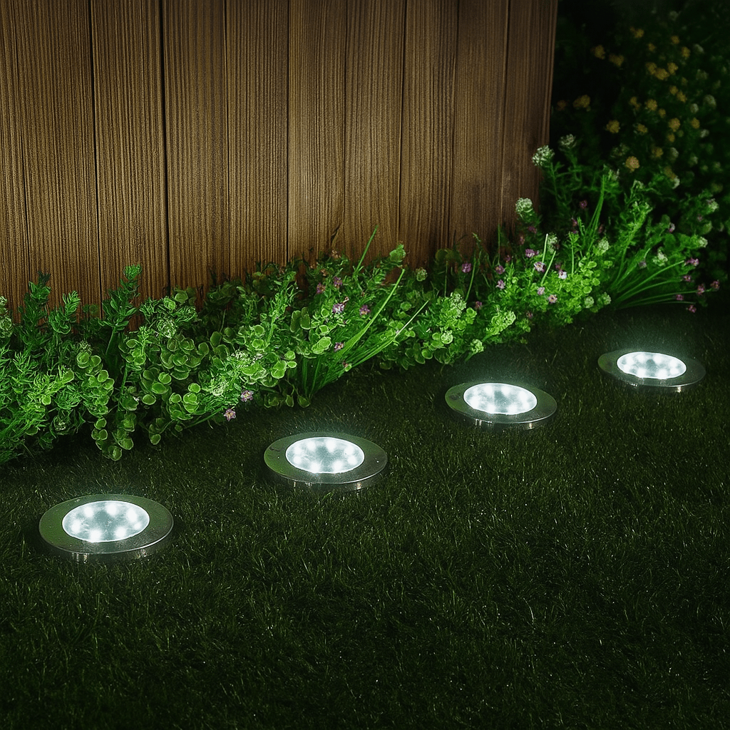 Solar-Powered Outdoor Garden Lights Rust-Proof Weather-Resistant