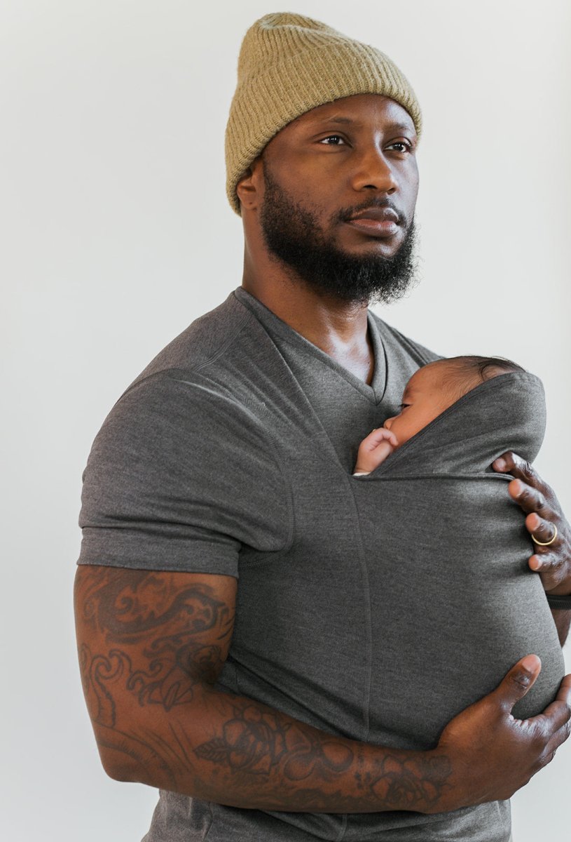 Baby Carrier TShirt Hands Free Babywearing Shirt for Parents